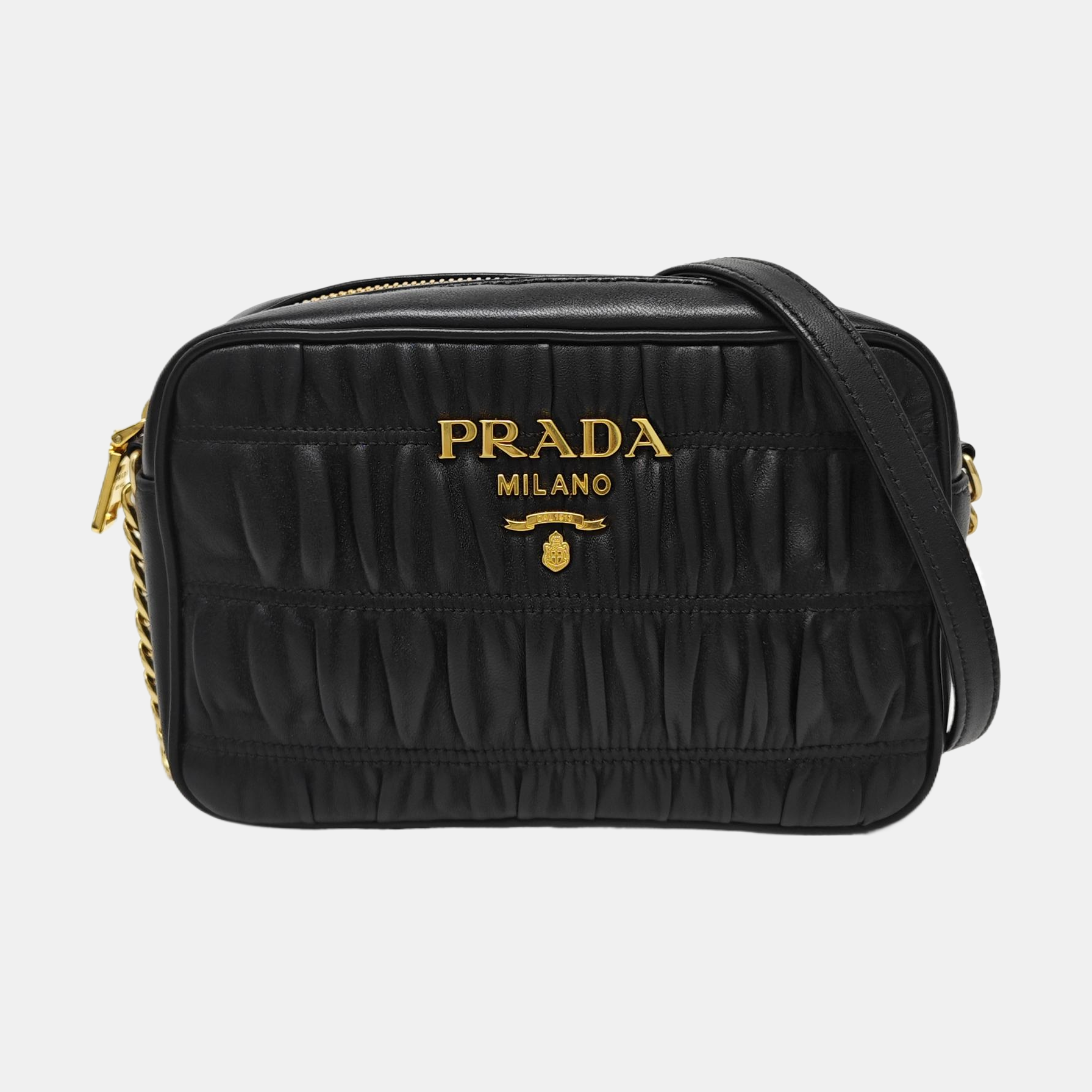 Gaufre Quilted Lambskin Black