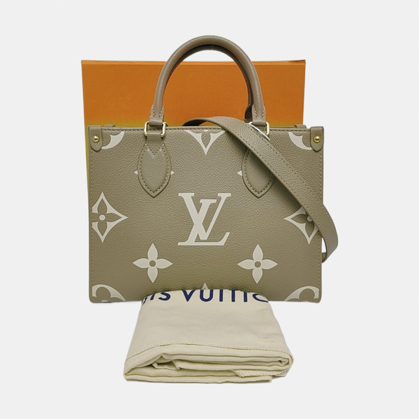 ONTHEGO PM Monogram Calfskin Green