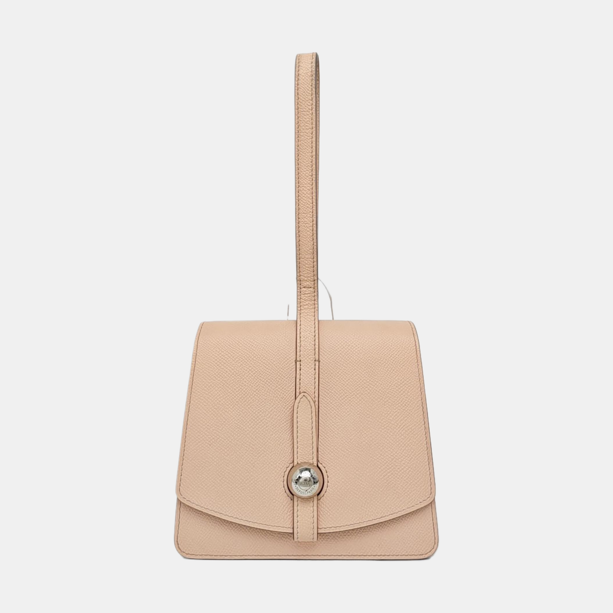 Calfskin Top Handle Bag Pink