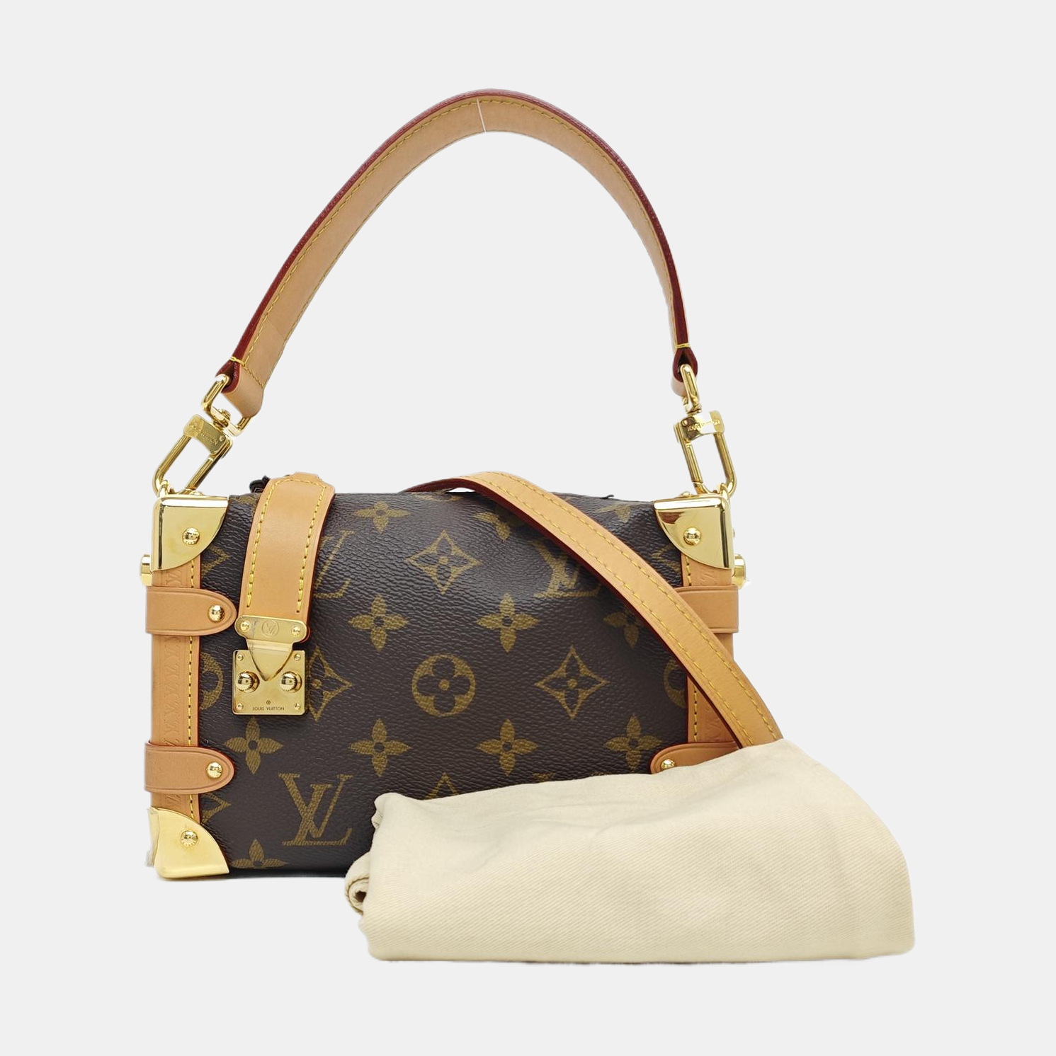 SIDE TRUNK PM Monogram Coated Canvas Brown