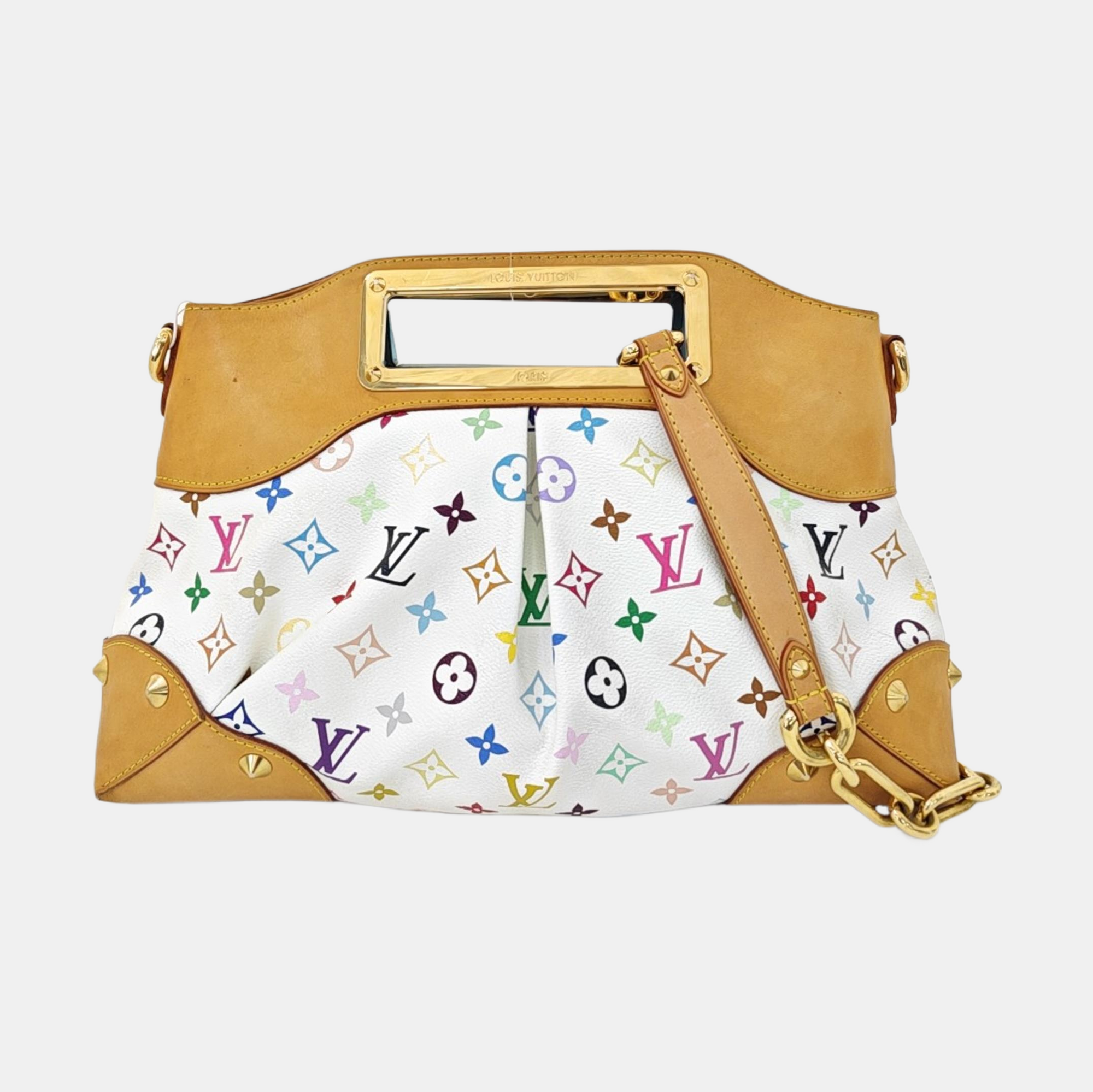 LV × TM JUDY MM Monogram Coated Canvas White