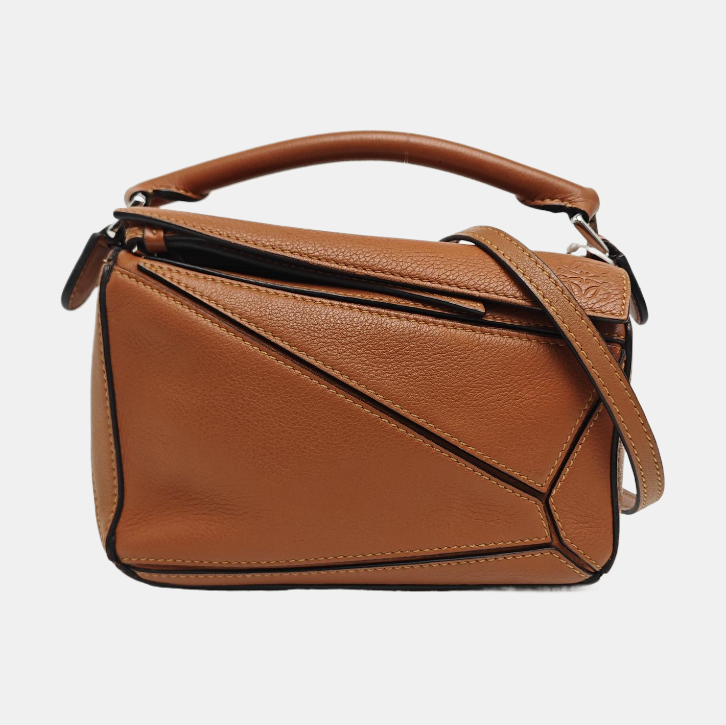 Puzzle Mini Calfskin Brown