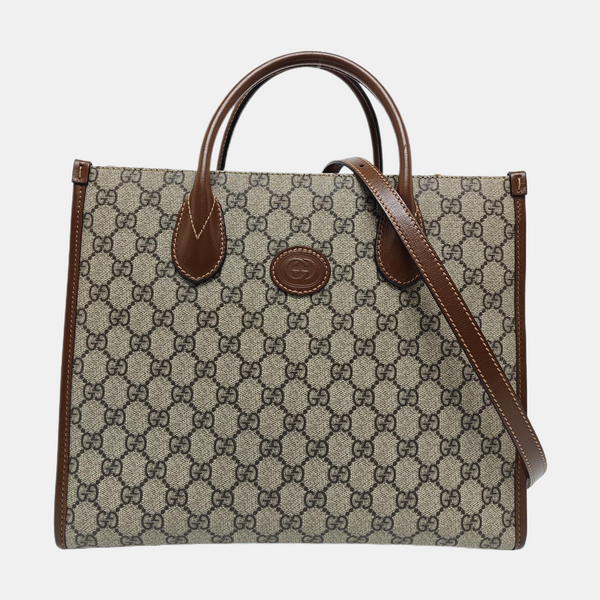 Retro Small Monogram Coated Canvas Brown
