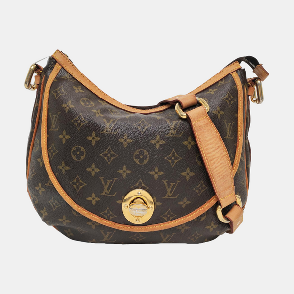 TULUM GM Monogram Coated Canvas Brown