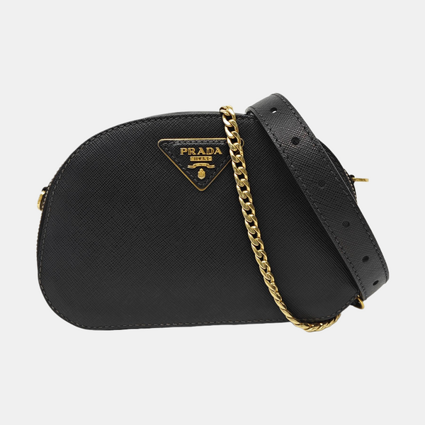 Calfskin Shoulder Bag Black