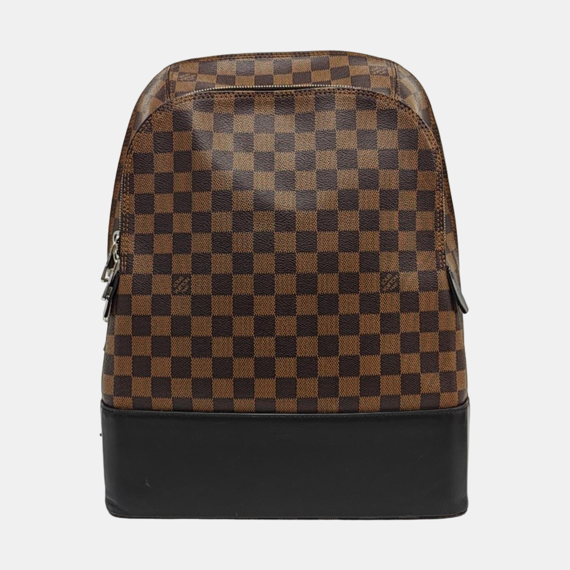 JAKE Damier Ebene Coated Canvas Brown