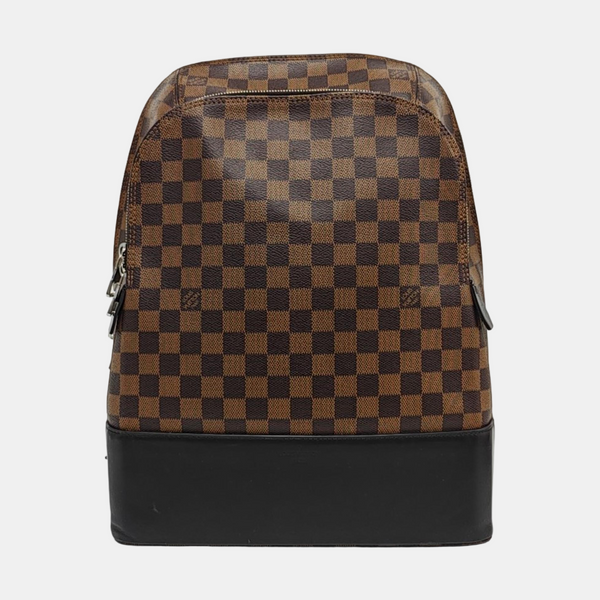 JAKE Damier Ebene Coated Canvas Brown
