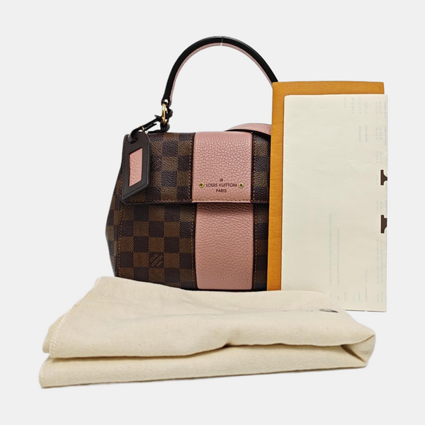 BOND STREET BB Damier Ebene Coated Canvas Brown