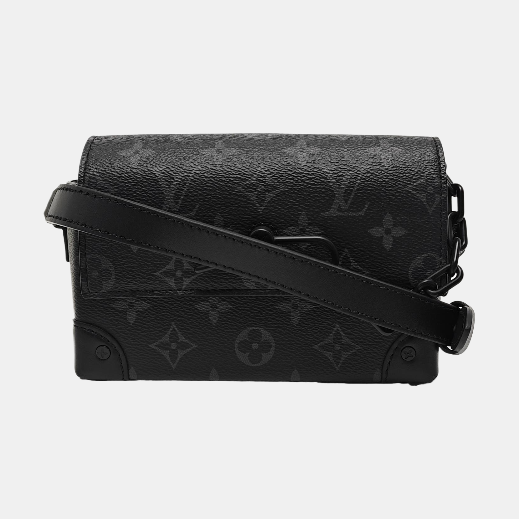 STEAMER Mini Monogram Coated Canvas Black