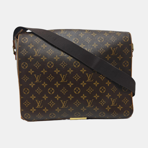VALMY Monogram Coated Canvas Brown