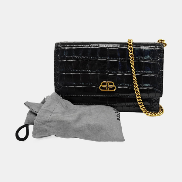 Sharp Calfskin Black