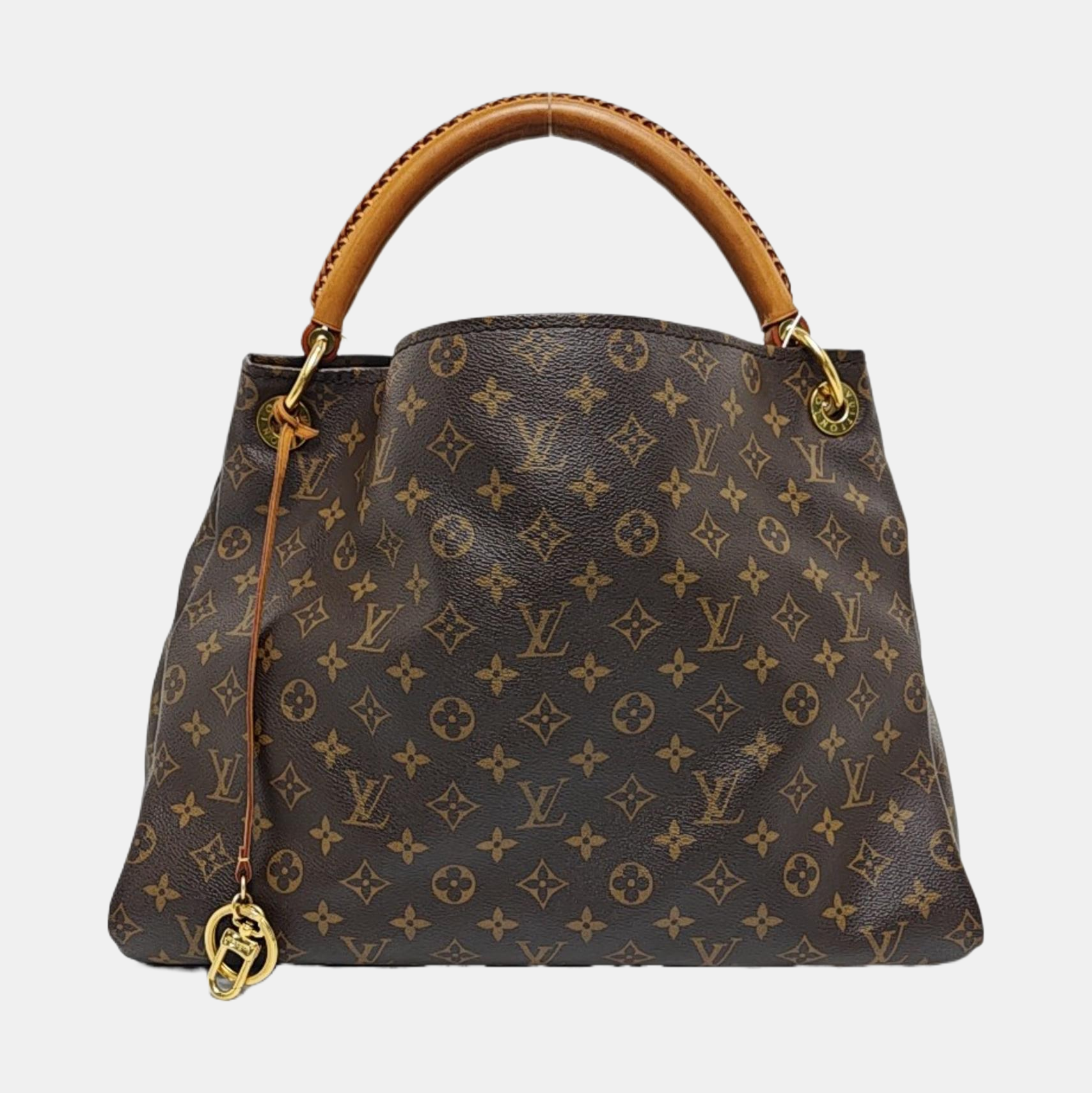 ARTSY MM Monogram Coated Canvas Brown