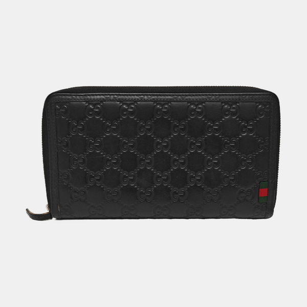 Monogram Calfskin Wallet Black