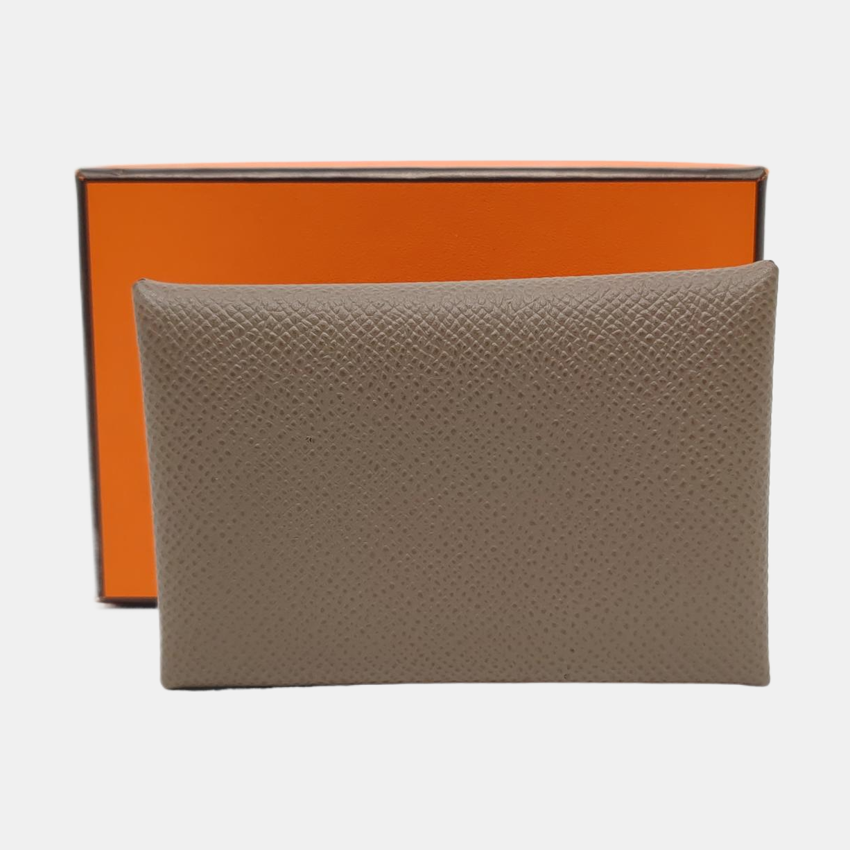 Calvi Epsom Gray Card Holder