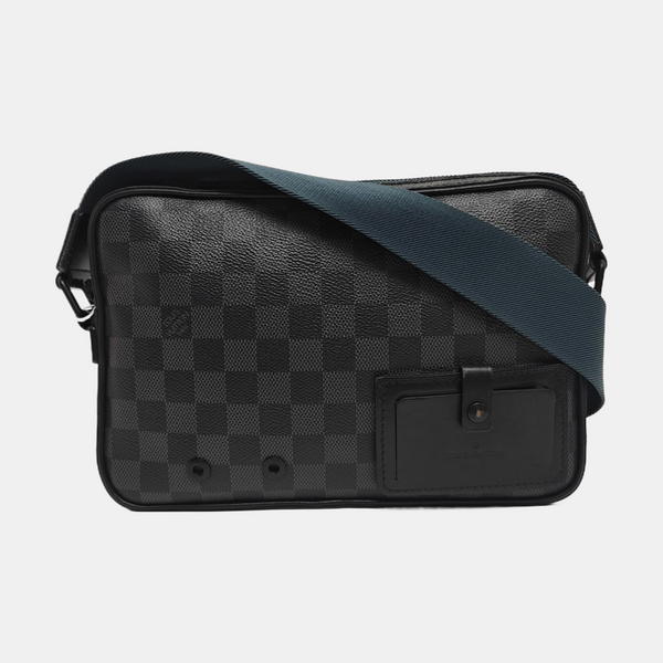 ALPHA Damier Graphite Coated Canvas Gray