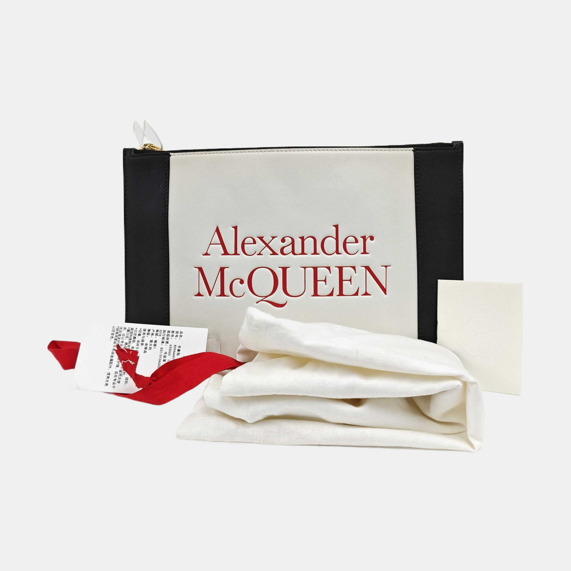 Calfskin Clutch White
