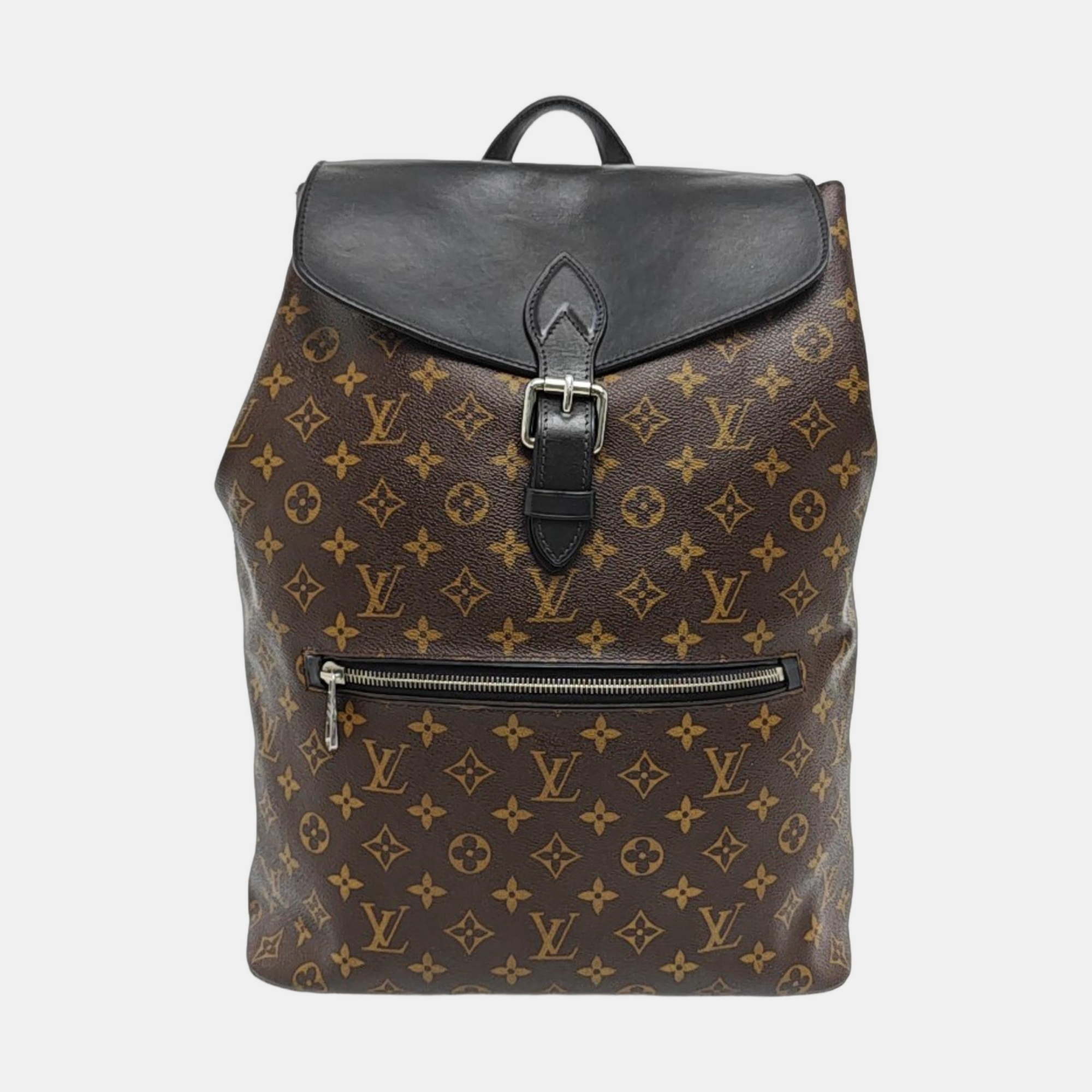 PALK Monogram Coated Canvas Brown