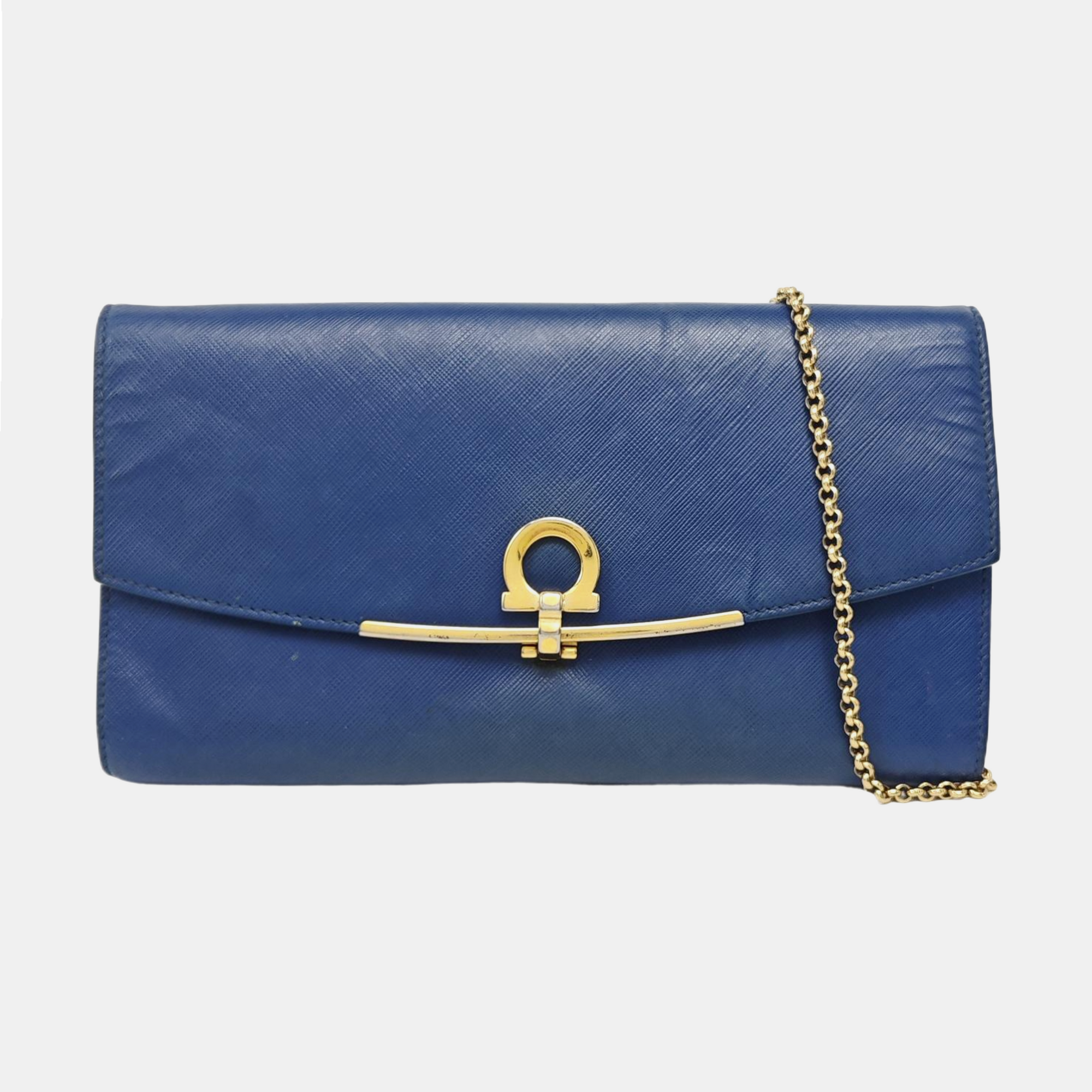 Gancini Calfskin Blue