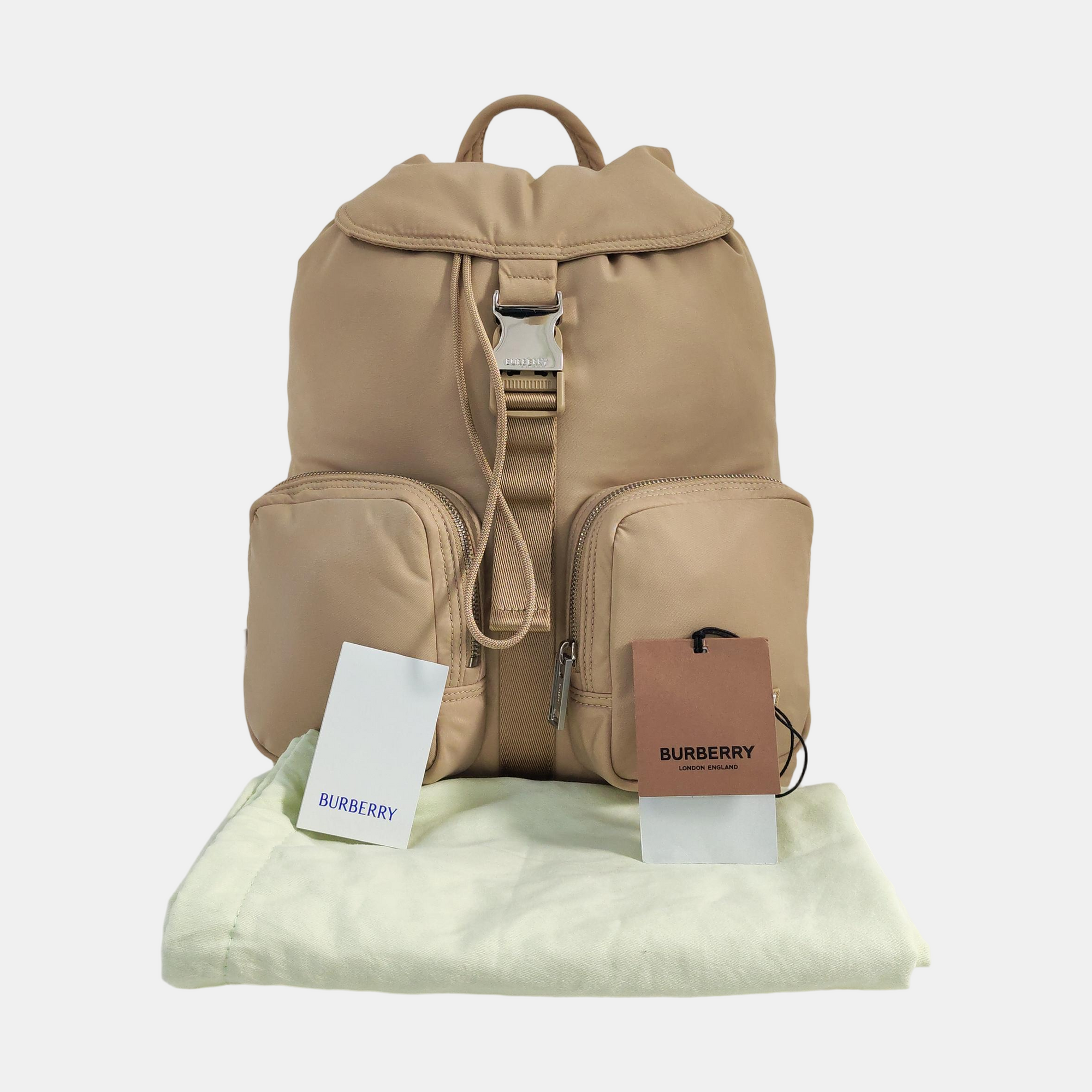 The Rucksack Small Nylon Beige