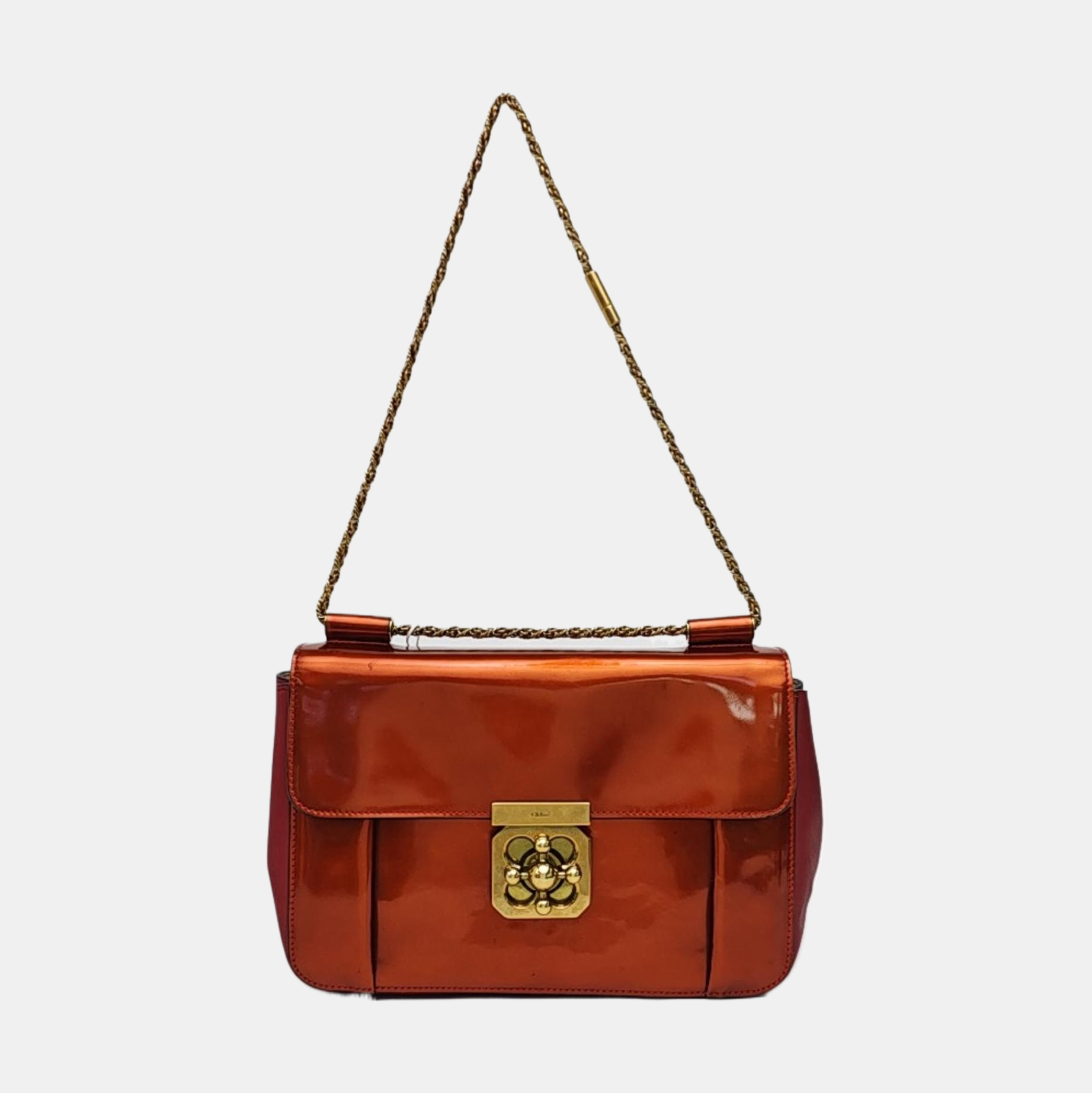 Elsie Patent Leather Red