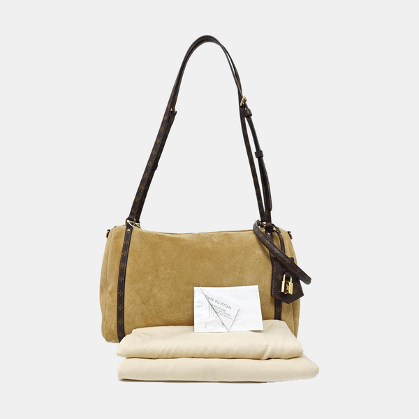 EXPRESS MM Monogram Suede Beige