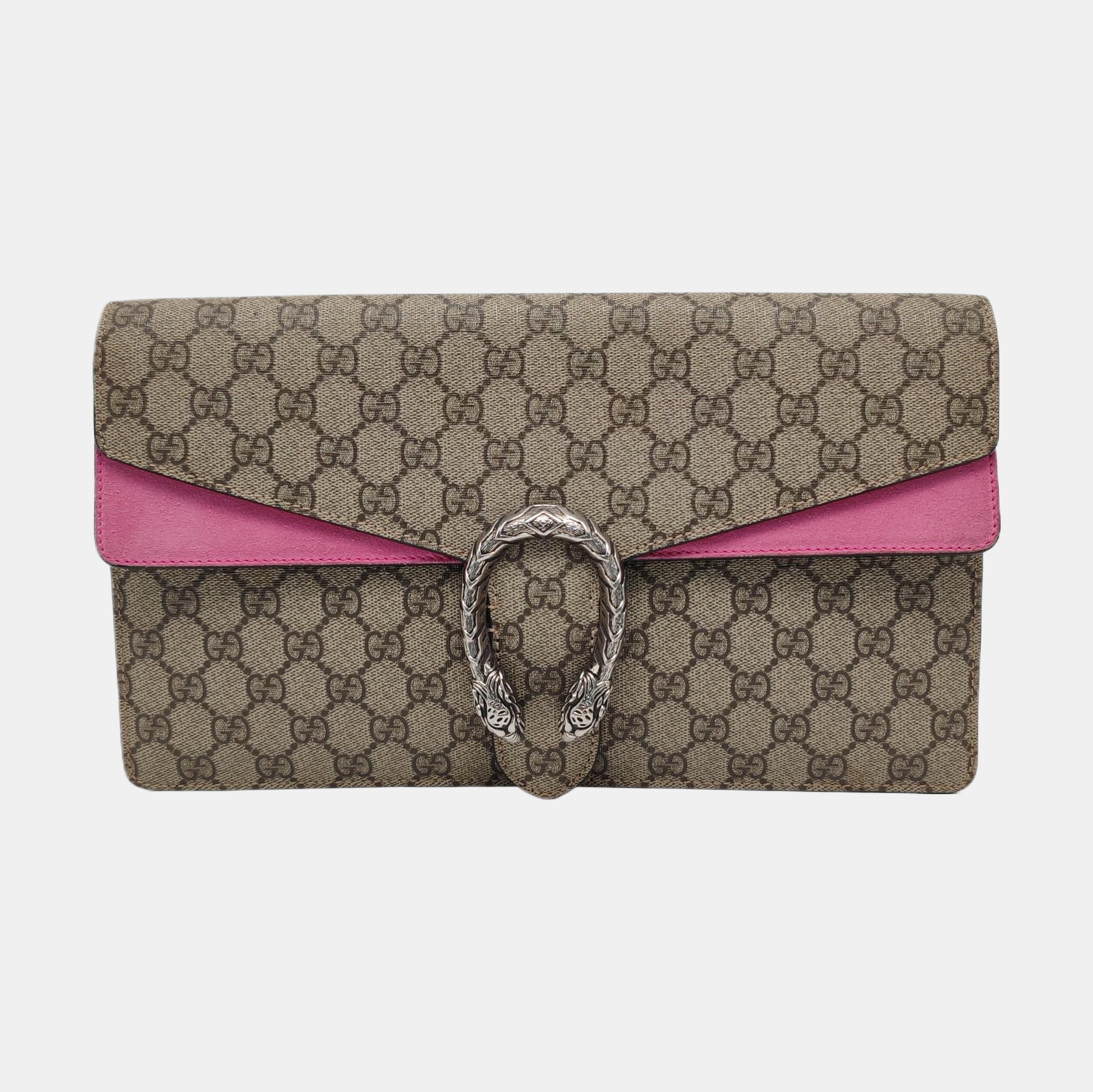 Authenticated pre-owned  Dionysus Monogram Coated Canvas Beige - Clutch at Looply