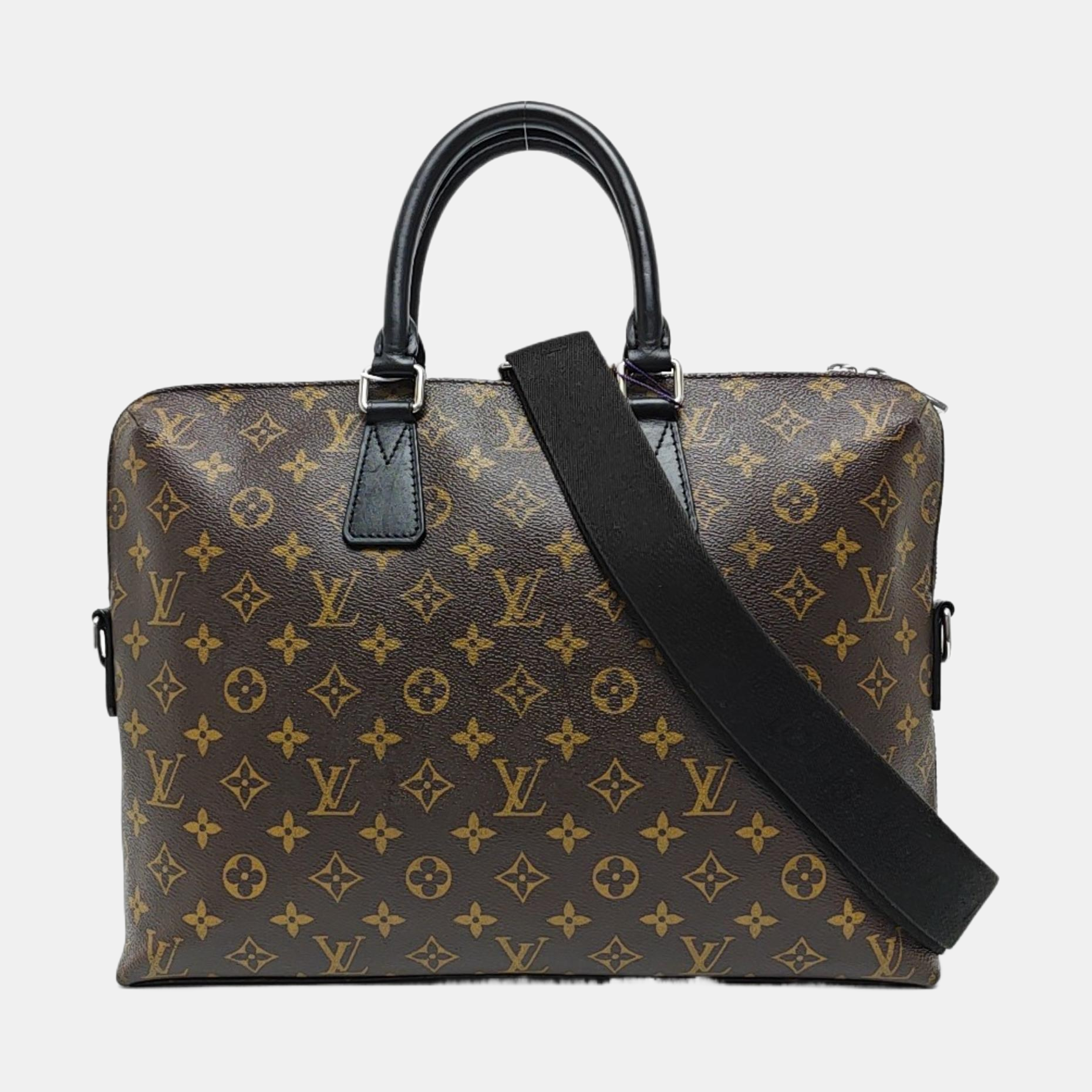 PORTE-DOCUMENTS Monogram Coated Canvas Brown