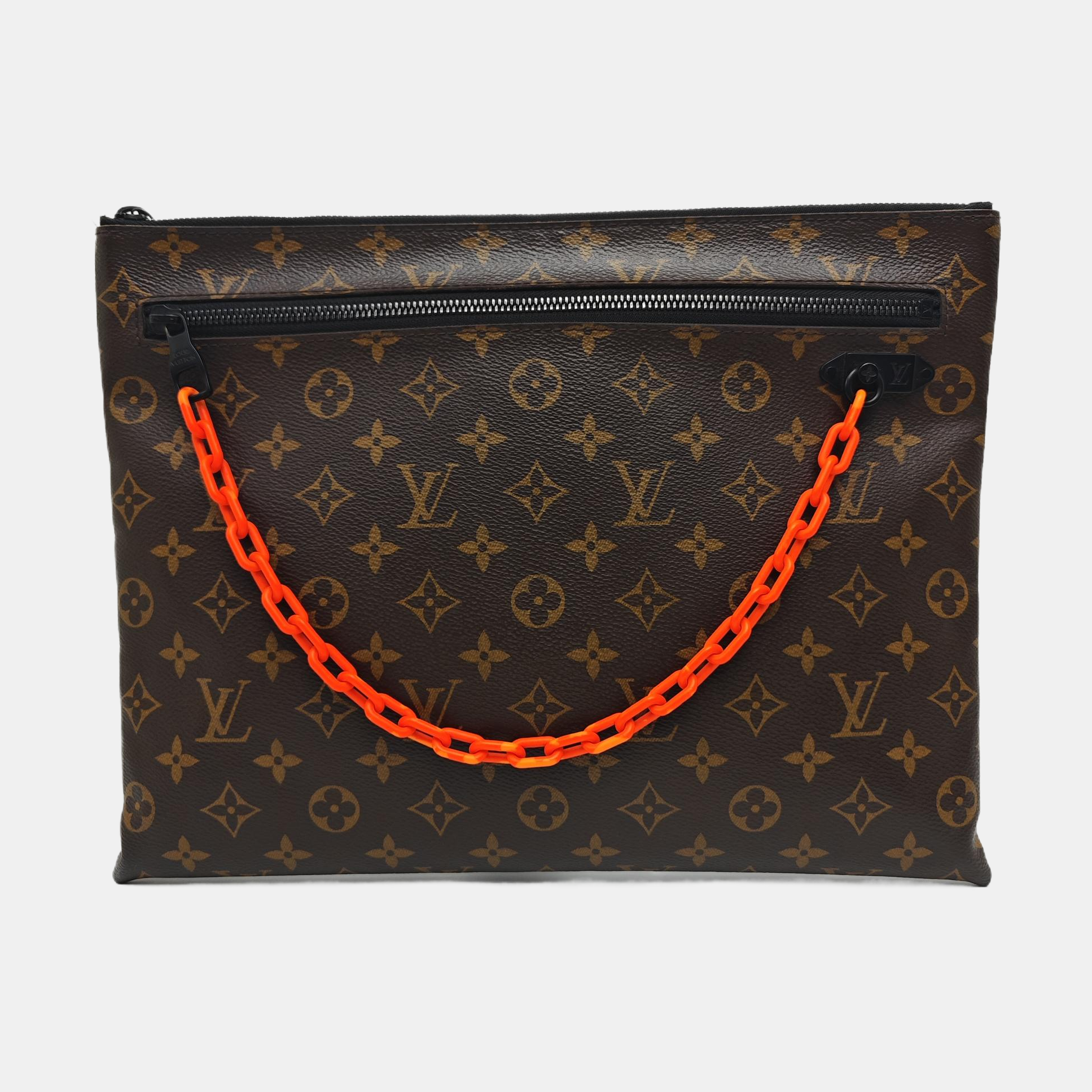 A4 Monogram Coated Canvas Brown