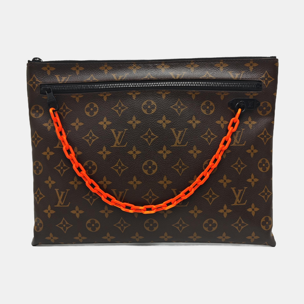 A4 Monogram Coated Canvas Brown