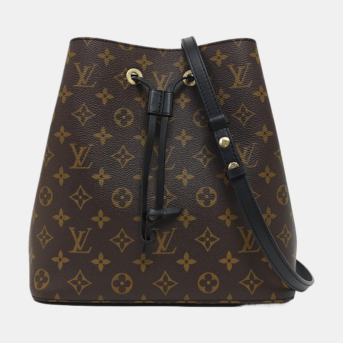 NÉONOÉ MM Monogram Coated Canvas Brown