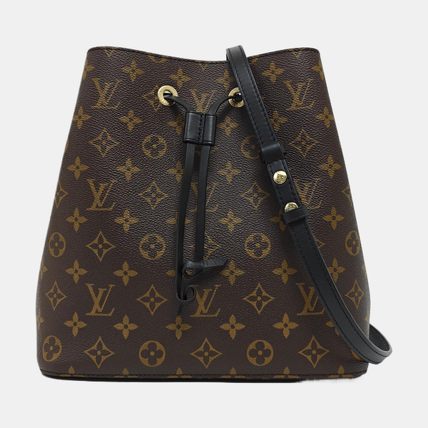 NÉONOÉ MM Monogram Coated Canvas Brown