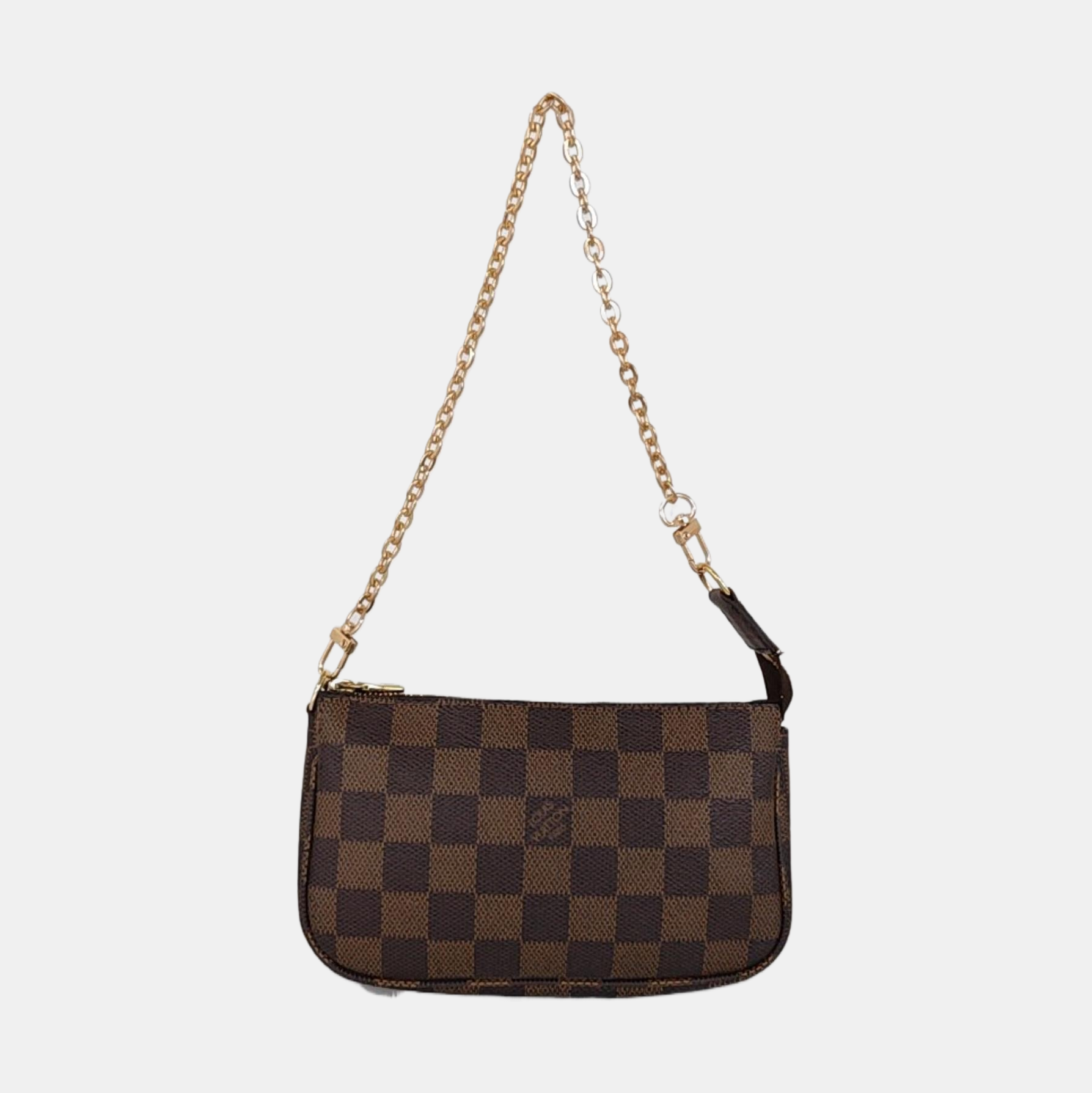ACCESSOIRES Damier Ebene Coated Canvas Brown