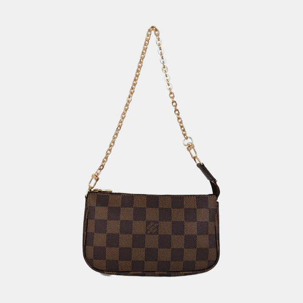 ACCESSOIRES Damier Ebene Coated Canvas Brown