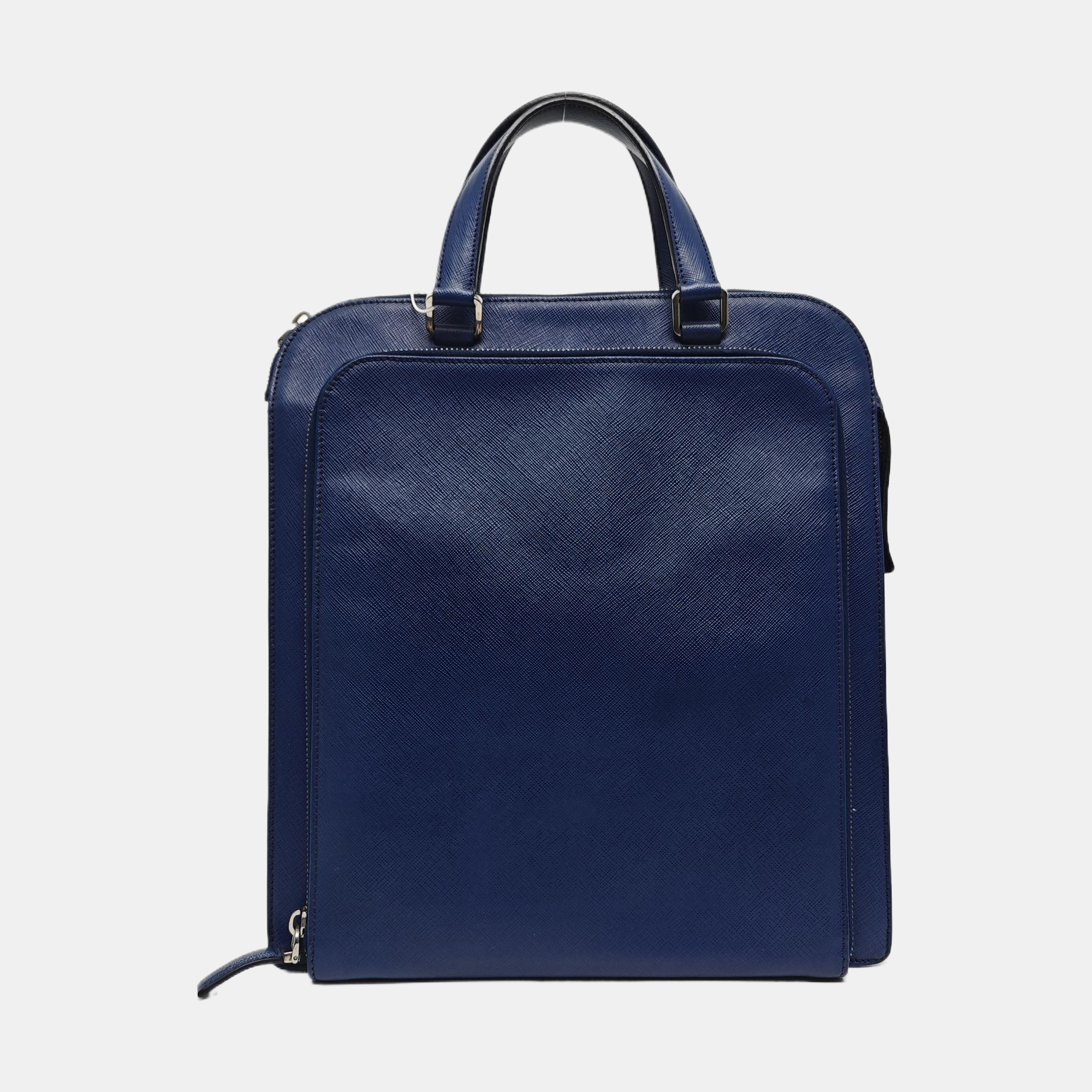 Saffiano Calfskin Tote Bag Blue