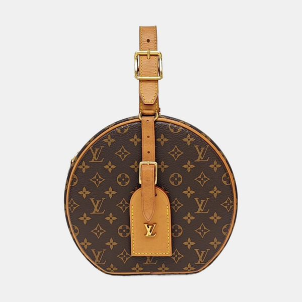 BOITE CHAPEAU PM Monogram Coated Canvas Brown