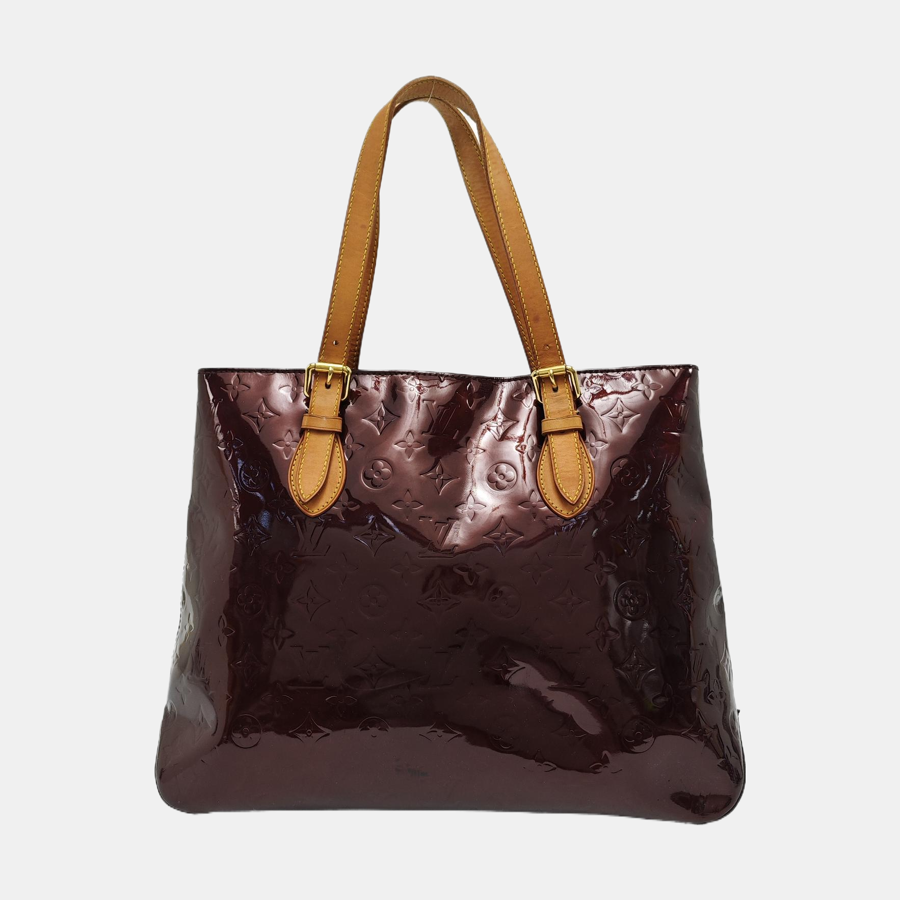 BRENTWOOD Monogram Calfskin Red