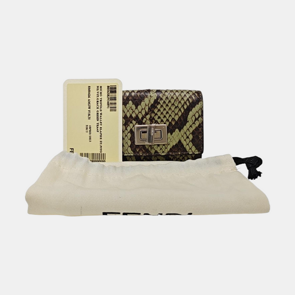 Python Wallet Green