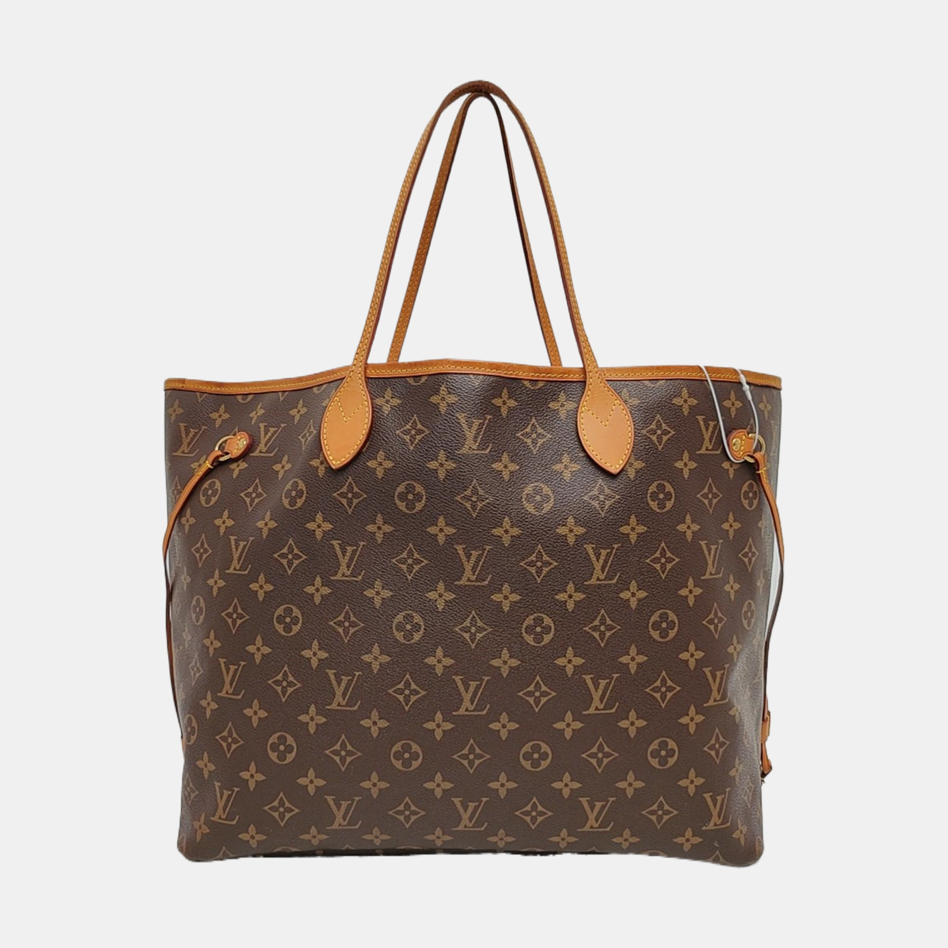 NEVERFULL GM Monogram Coated Canvas Brown