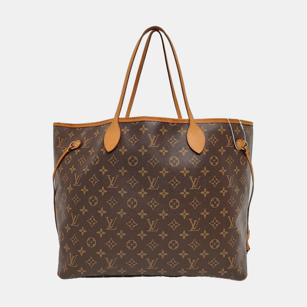 NEVERFULL GM Monogram Coated Canvas Brown