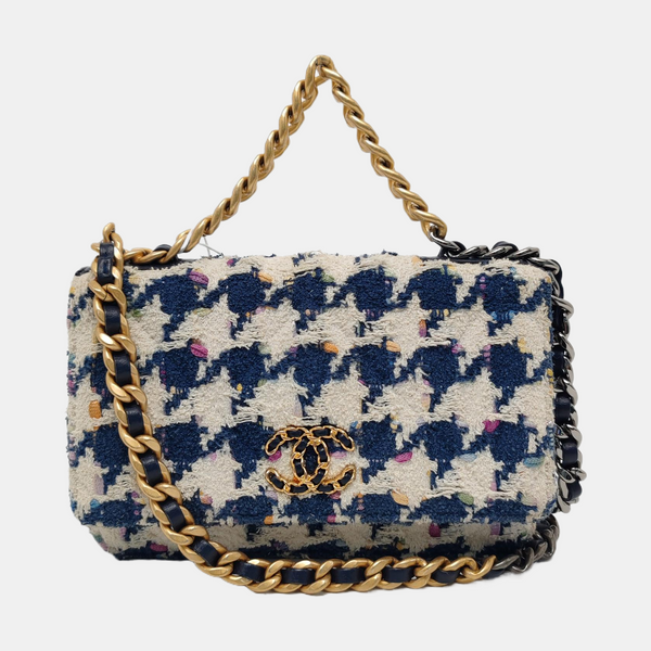 CHANEL 19 WOC Wool Beige