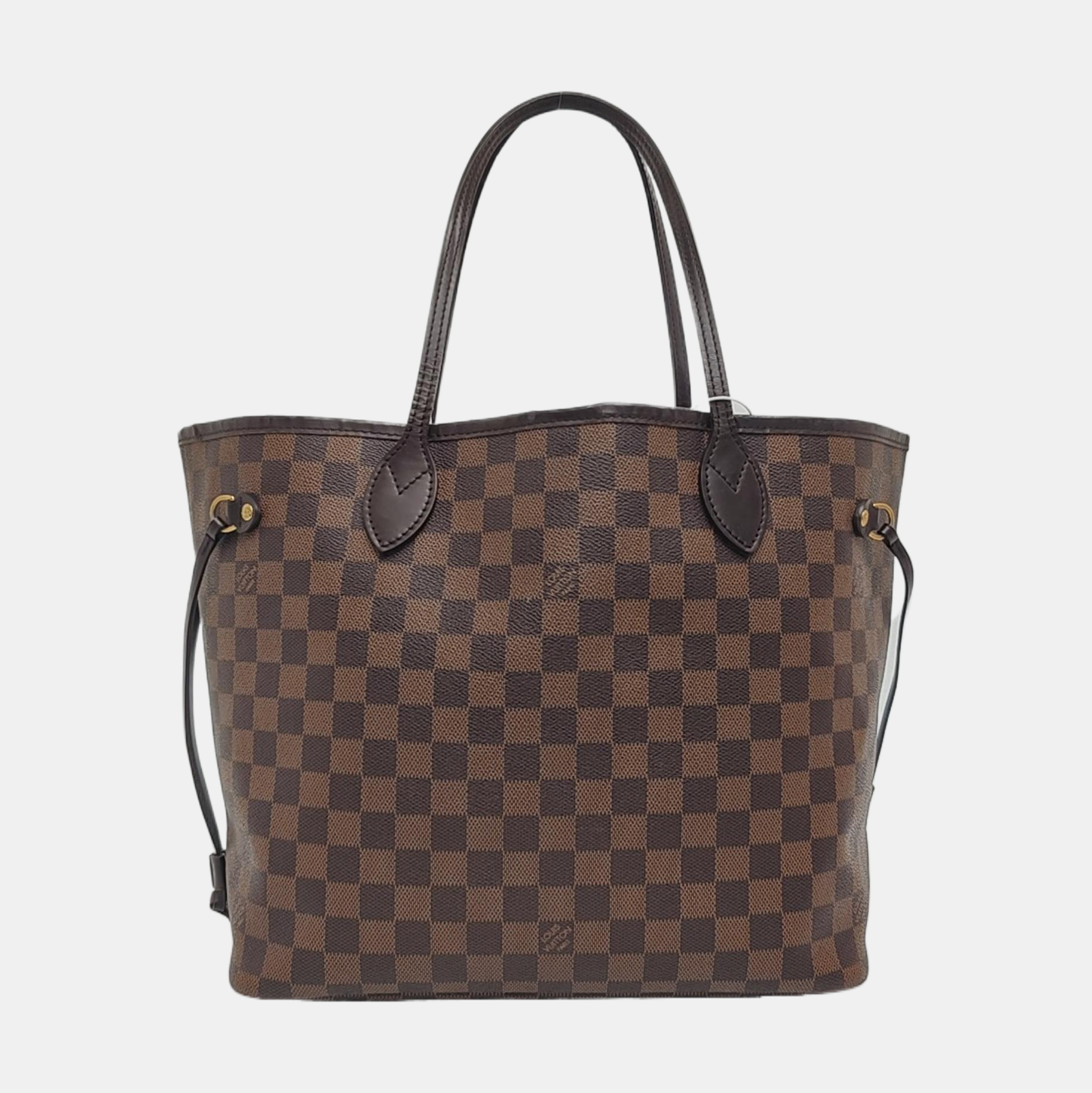 Authenticated pre-owned  NEVERFULL MM Coated Canvas Brown - Tote Bag at Looply