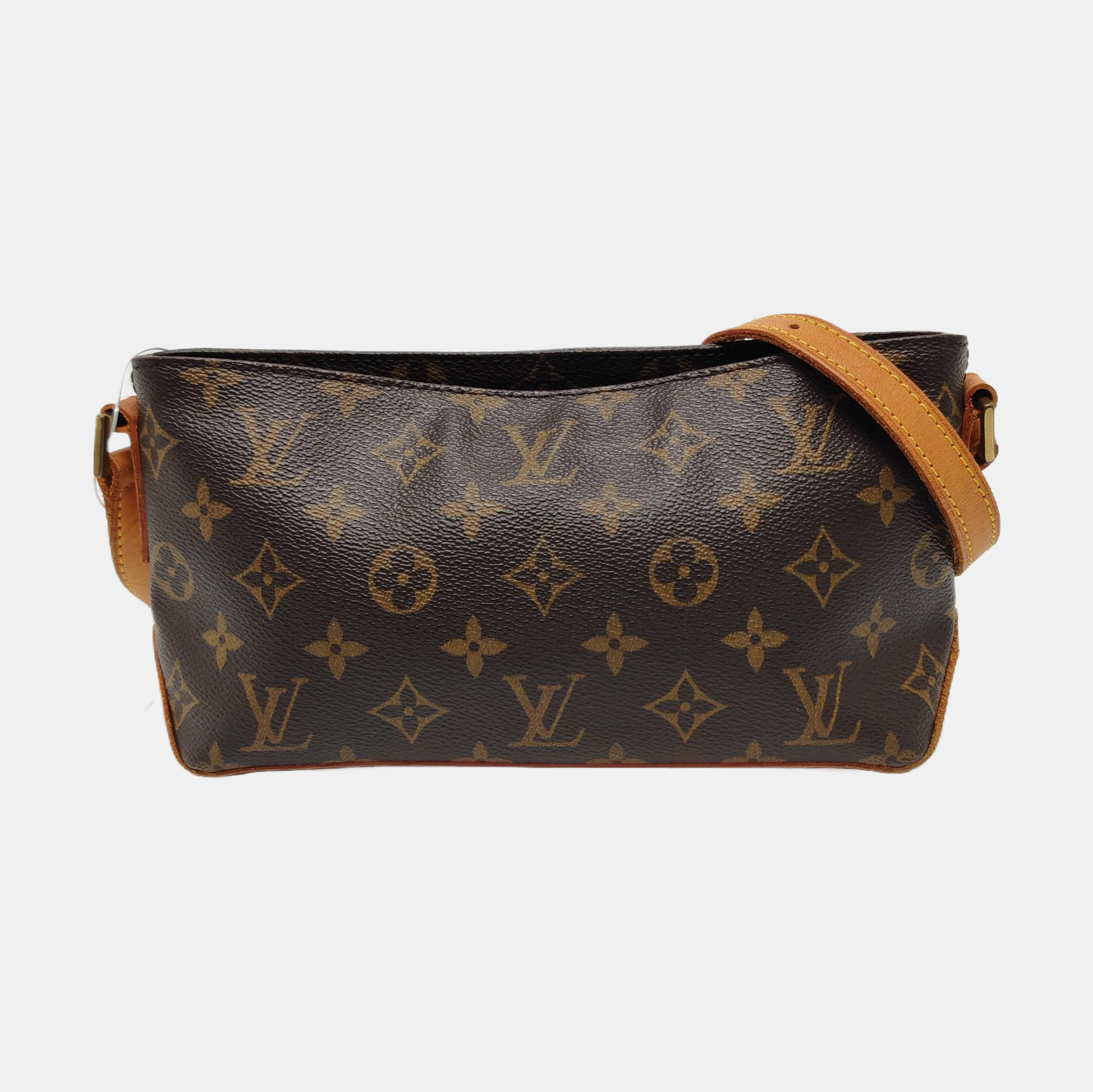 TROTTER Monogram Coated Canvas Brown