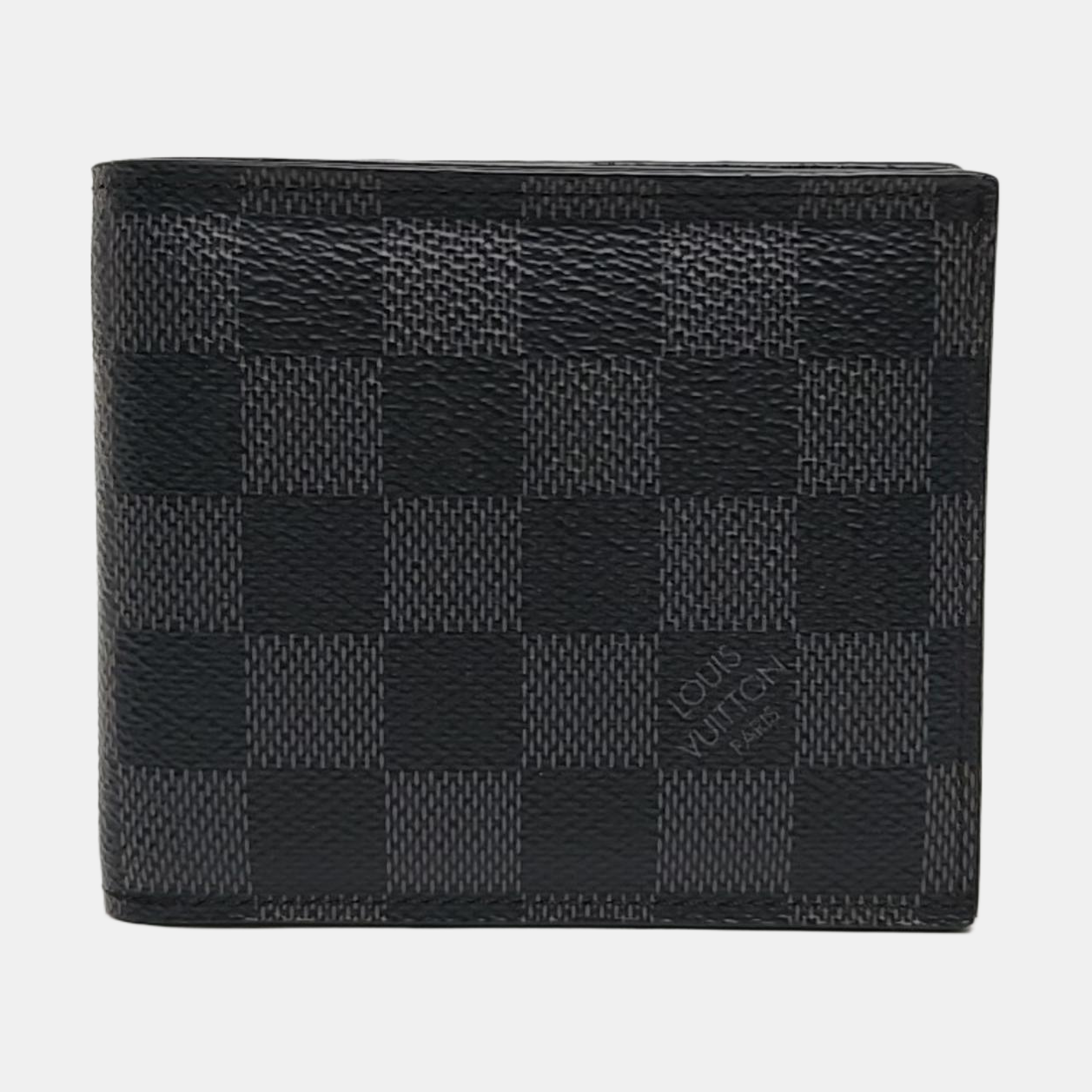 Coated Canvas Clutch Gray