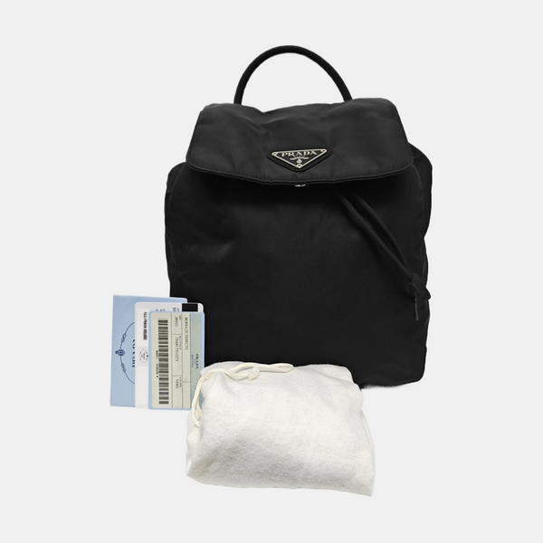Nylon Backpack Black