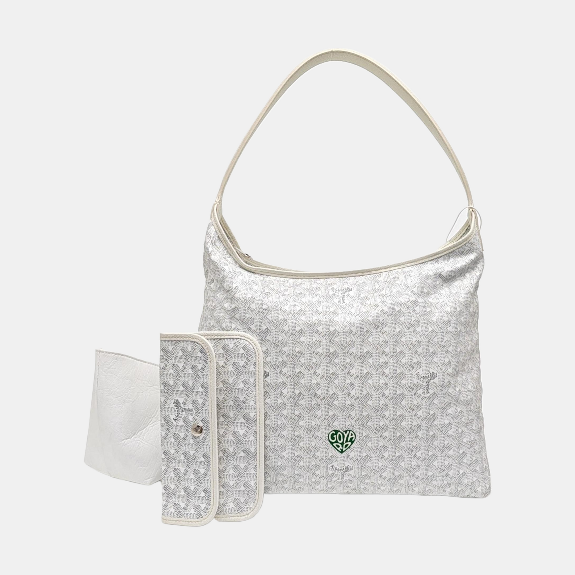 Hobo Coated Canvas White
