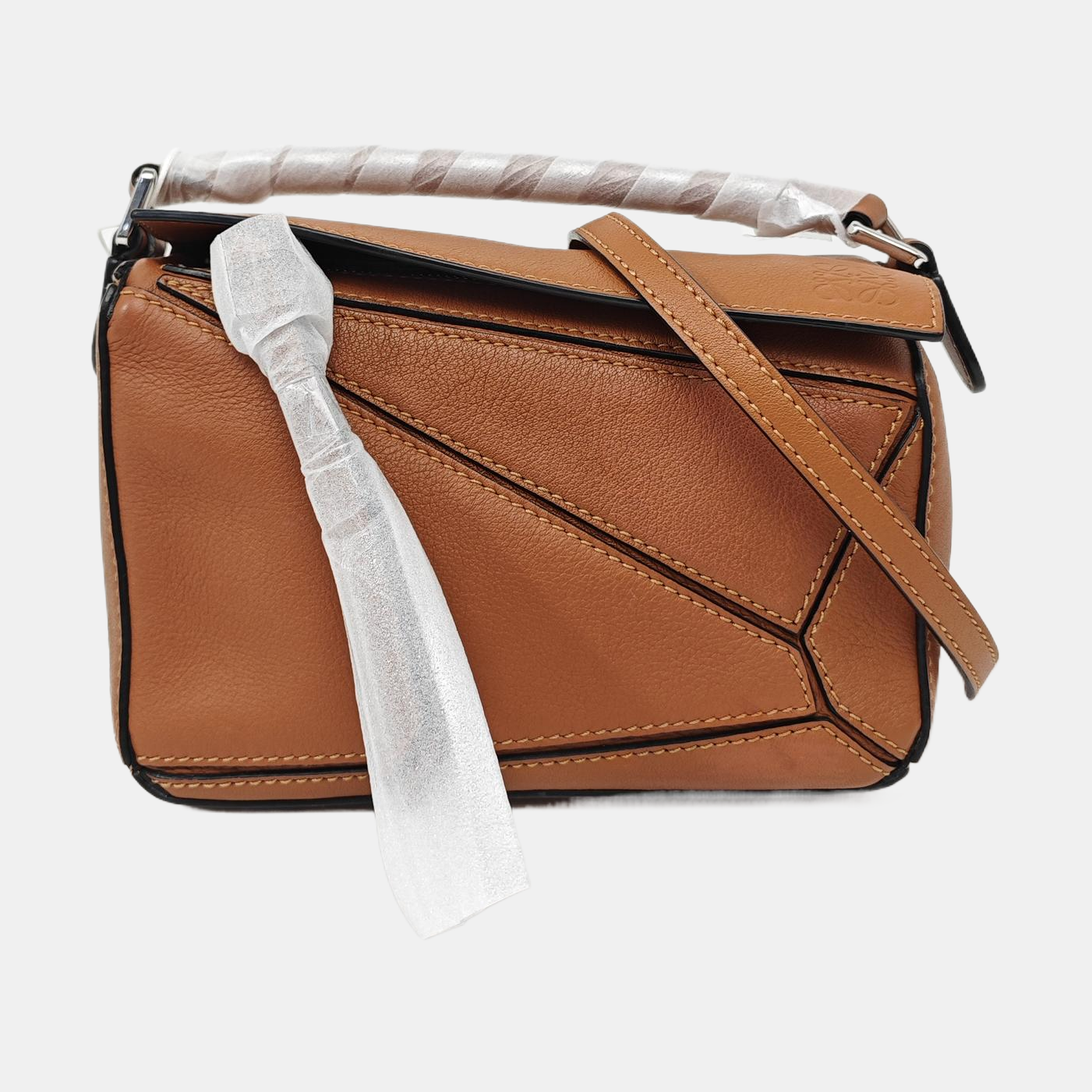 Puzzle Mini Calfskin Brown