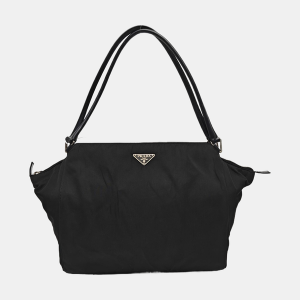 Nylon Tote Bag Black