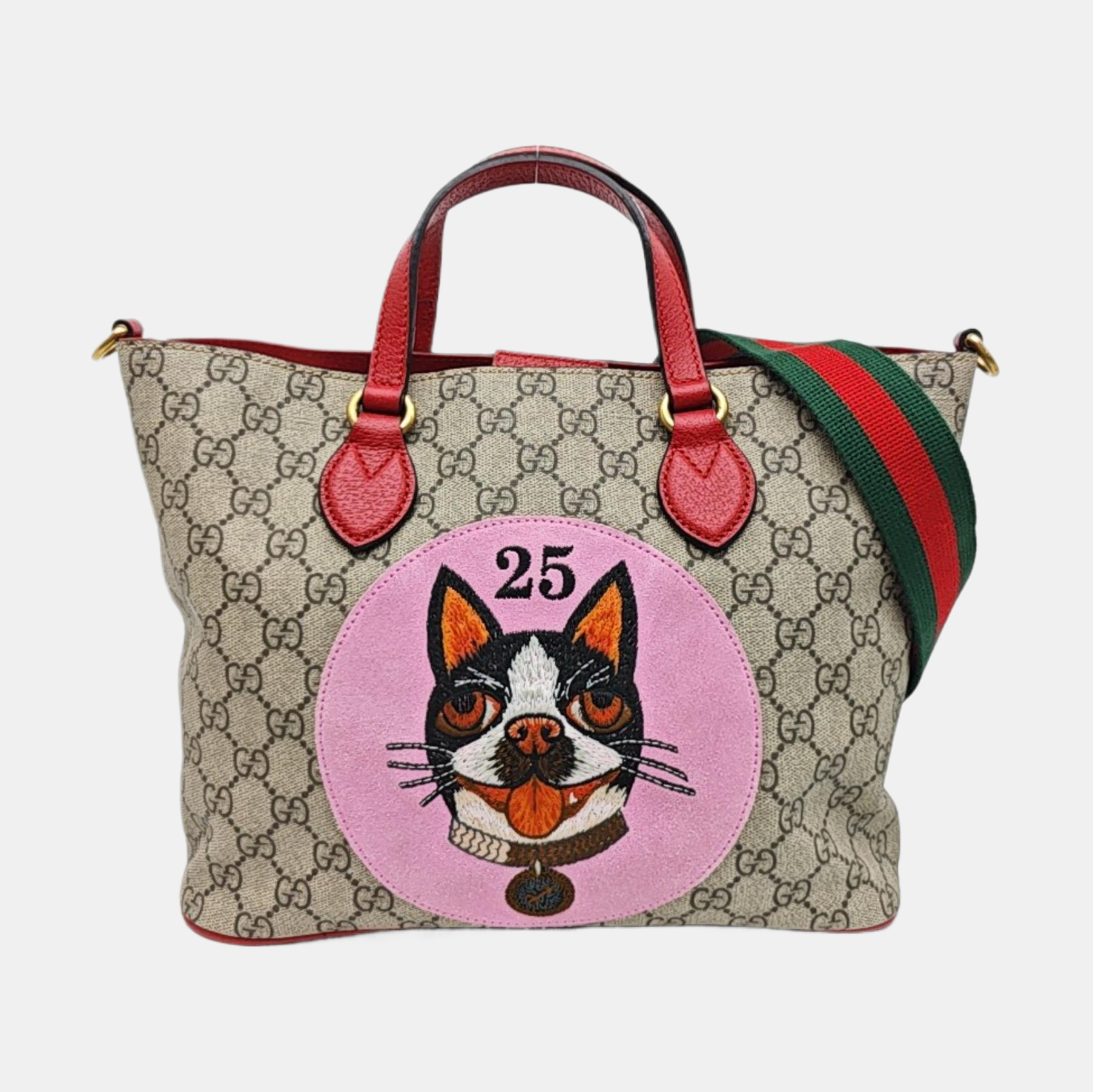 Children’s GG Bucket Monogram Coated Canvas Beige