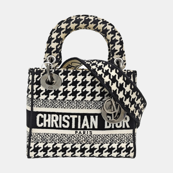 Lady Dior Mini Canvas Black