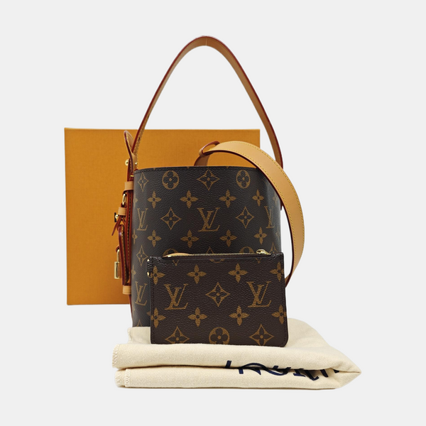 ALL IN Monogram Coated Canvas Brown